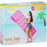 Надувной матрас для плавания INTEX 188х71 см, до 100 кг, от 14 лет, розовый 58890 POZOBYII